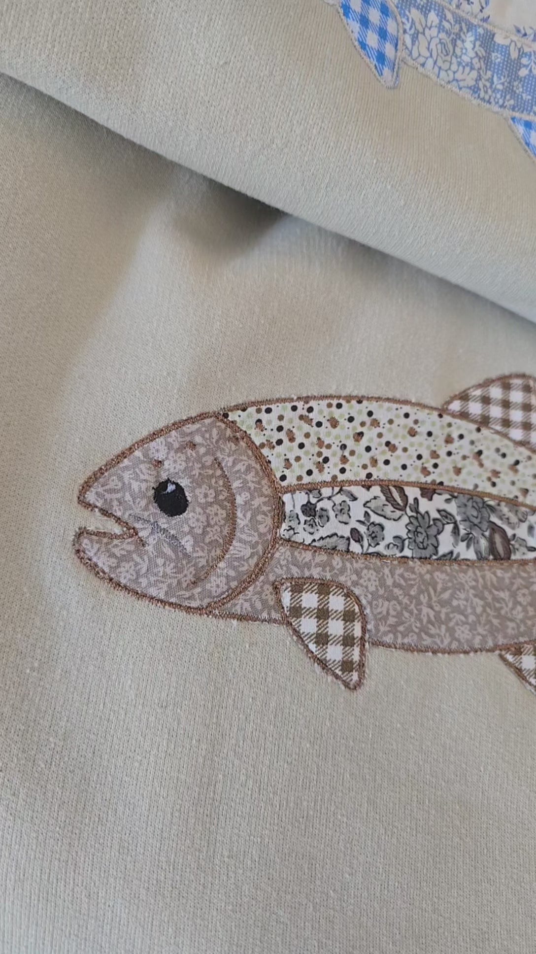 Patchwork Brown Trout - Hoodie